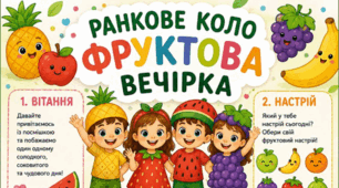 Ранкове коло. ФРУКТОВА вечірка