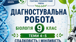 ДІАГНОСТУВАЛЬНА РОБОТА МОДУЛЬ В. ГЕНЕТИКО-ТЕХНОЛОГІЧНИЙ РІВЕНЬ ТЕМИ 4-5 СПАДКОВІСТЬ І МІНЛИВІСТЬ. СЕЛЕКЦІЯ ТА БІОТЕХНОЛОГІЯ Біологія, 9 клас НУШ За програмою: А.Самойлов, О.Тагліна  За підручником: О. Тагліна, А. Самойлов, О. Утєвська, Л. Довгаль