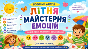 🌈☀️ «Літня майстерня емоцій» (робочий аркуш)