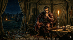 Пазл "Тінь булави" Гетьман Іван Брюховецький ("Чорна Рада" П. Куліш)