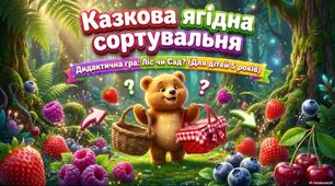 Дидактична гра «Літні ягоди: Сад чи ліс?»