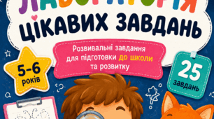 "Лабороторія цікавих завдань" - зошит для розвитку та підготовки до школи