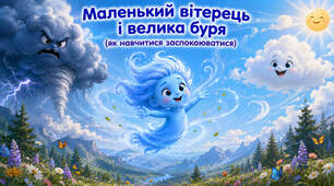 Казка "Маленький вітерець і велика буря"
