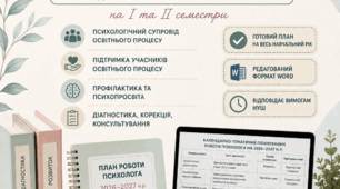 Річний план роботи практичного психолога на 2026/2027 н.р. ( 1 ставка).