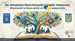 Візуальний путівник для вихователів" Як писалася конституція :історія творення"