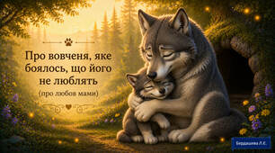Казка "Про вовченя, яке боялось, що його не люблять"