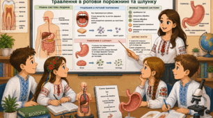Будова й функції травної системи людини. Травлення в ротовій порожнині та шлунку