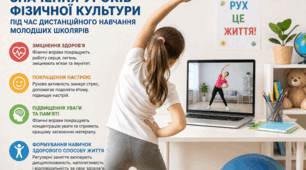 Значення уроків фізичної культури під час дистанційного навчання молодших школярів