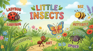 Комплект Little Insects для дошкільнят