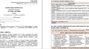Навчальна програма предмета «Історія України» для 9 класу розроблена на основі Модельної навчальної програми (авт. Пометун О. І. та ін.),