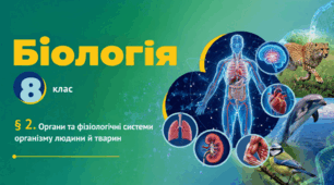 Органи та фізіологічні системи організму людини й тварин. Презентація, інфографіка, робочий аркуш