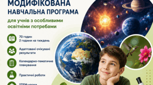 Модифікована навчальна програма «Пізнаємо природу» 6 клас (НУШ) для учнів з ООП | 70 годин | Готова до використання