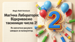Таблиця множення на 2   "Магічна Лабораторія.  Відкриваємо таємницю числа 2"