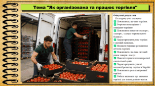 Як організована та працює торгівля. Географія. 9 клас. НУШ (2026). До підручника Гільберг Т., Довгань А.