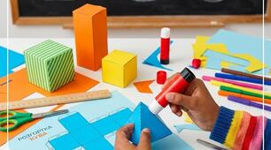 Урок з елементами STEM «Розгортка поверхні куба, прямокутного паралелепіпеда». Урок-майстерня (6 клас)