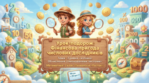 Росток 2 клас Ч.1 Урок 23 + аркуш «Урок-подорож. Трицифрові числа. Додавання і віднімання круглих чисел»