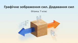 Графічне зображення сил. Додавання сил. Фізика 7 клас НУШ