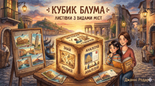Кубик Блума. "Листівки з видами міст" Джанні Родарі