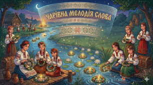 Кубик Блума за  розділом "Чарівна мелодія слова" (фольклор , календарно-обрядові пісні)
