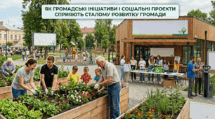 Як громадські ініціативи соціальні проєкти сприяють сталому розвитку громади