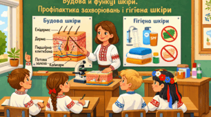 Будова й функції шкіри. Профілактика захворювань і гігієна шкіри