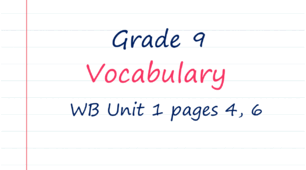 Prepare 9. Shopping (Vocabulary, WB pages 4, 6)