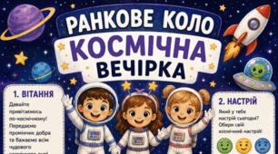 Ранкове коло. КОСМІЧНА вечірка