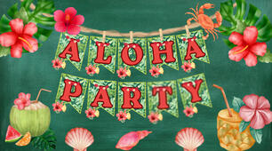 Матеріали для створення незубутньої "ALOHA PARTY"