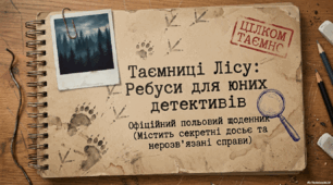 Ребуси для юних  детективів  "Таємниці лісу"