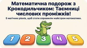 Картки-тренажери для учнів з ООП. 2.3. Нерівності. Числові проміжки. Об’єднання та переріз числових проміжків (візуальний підхід).