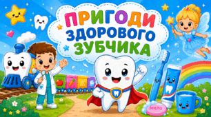 Пригоди здорового зубчика: велика подорож до здорової усмішки!