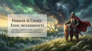 Презентація "Вторгнення монголів на Русь: нові феодальні відносини"