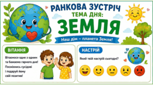 Ранкова зустріч. ЗЕМЛЯ