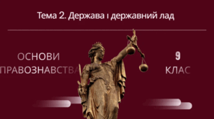 Комплект до уроку №2 з правознавства для 9 класу (НУШ): «Держава і державний лад»