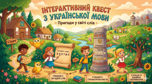 Інтерактивний квест з Української мови 5 клас