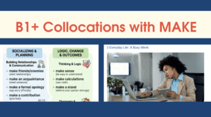 Collocations with MAKE (B1–B2)