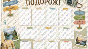 стенд для класу "наші подорожі". стенд куточок для класу. стенд для оформлення класу. кольоровий сучасний стенд для класу. стенд для фото класу.