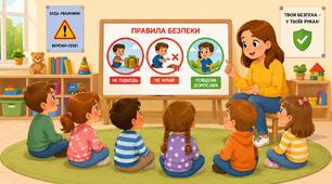 Тематичні зображення "Мінна безпека для малят"