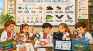 Загальна характеристика будови сенсорної системи. Різноманіття сенсорних систем у тварин. Органи чуття