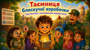 Таємниця блискучої коробочки (про безпеку з незнайомими предметами)