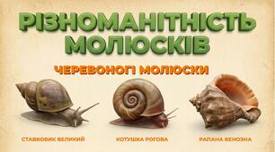 Різноманітність молюсків