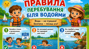 Правила поведінки біля водойми (робочі аркуші)