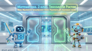 Росток 2 клас Ч.1 Урок 28 + аркуш "Віднімання трицифрових чисел. Перетворення іменованих чисел"