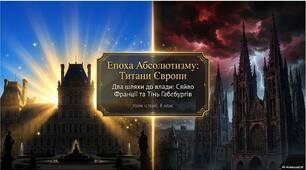 Презентація "Становлення абсолютної монархії у Франції. Абсолютизм за Луї XIV. Володіння Габсбургів."