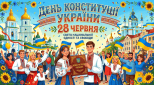 Постер "День Конституції України "