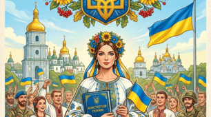 Постер "День Конституції України"