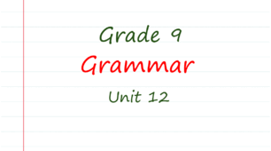 Prepare 9. Unit 12. Grammar