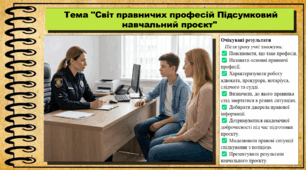Світ правничих професій. Правознавство. 9 клас. НУШ (2026). До підручника Філіпенко Т. та ін.