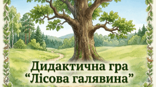 Дидактична гра "Лісова галявина"