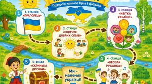 Квест до Дня Конституції України  «Подорож країною Прав і Доброти»